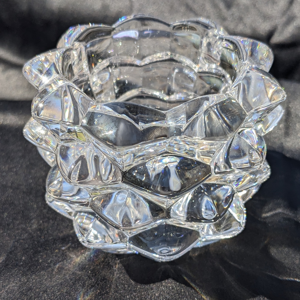 Crystal Glass Candle Holder